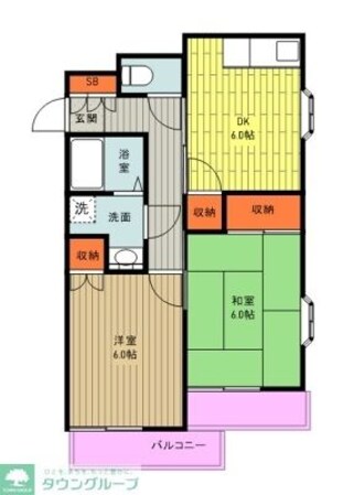 サニーシャトレーの物件間取画像